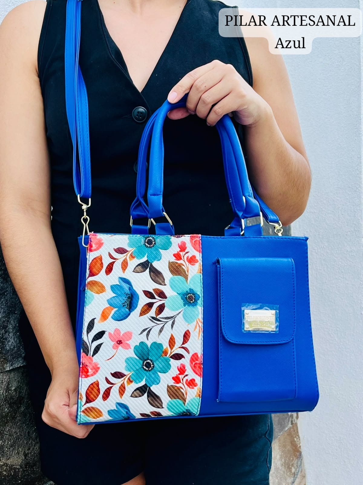 PILAR AZUL ARTESANAL 