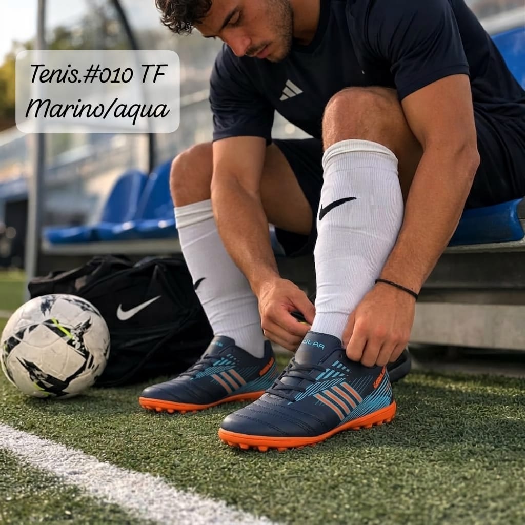 TENIS 010 TF MARINO AQUA 